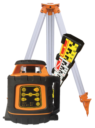 RL420G Green Beam Dual Grade Laser Level c/w Staff and Tripod | 519981